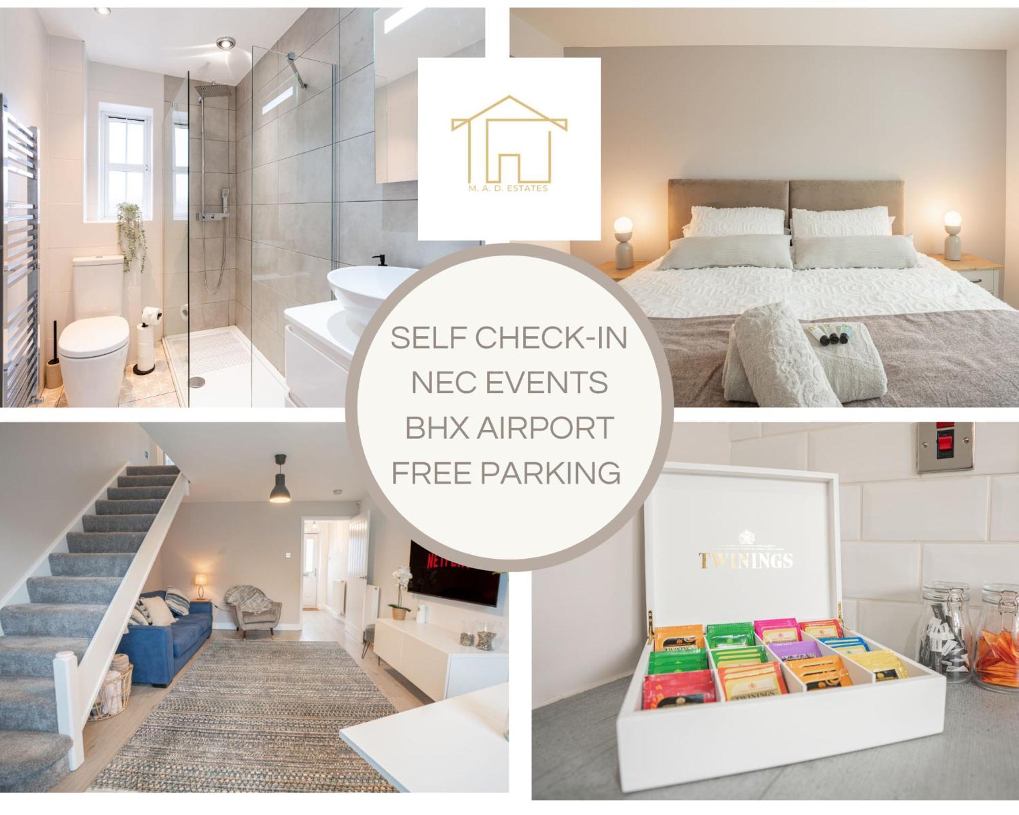 Stunning Abode 5 Min From Nec & Bhx, Pets Allowed Marston Green ภายนอก รูปภาพ